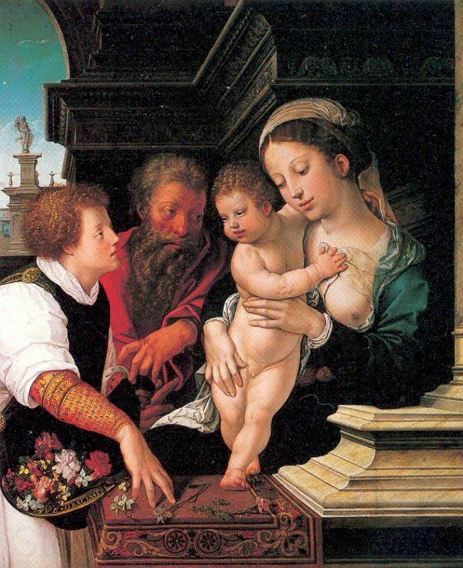 Orlandi, Deodato The Holy Family Spain oil painting art